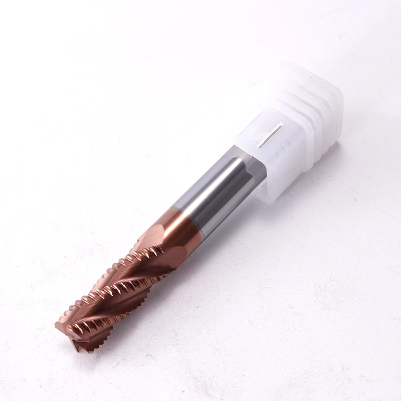 Augusttools Cutting Alloy Carbide Roughing End Mill Cutter HRC55 4 Flutes Tungsten Steel Milling High quality | Инструменты