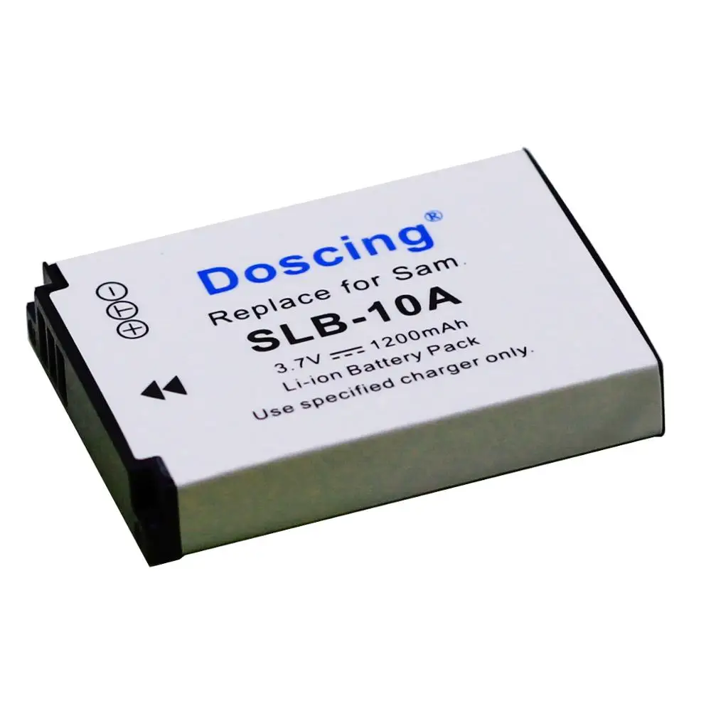Аккумулятор Doscing SLB 10A для камеры Samsung SL102 SL202 SL420 SL620 SL820 HZ10W HZ15W ES55 L100 L110 L200 L210