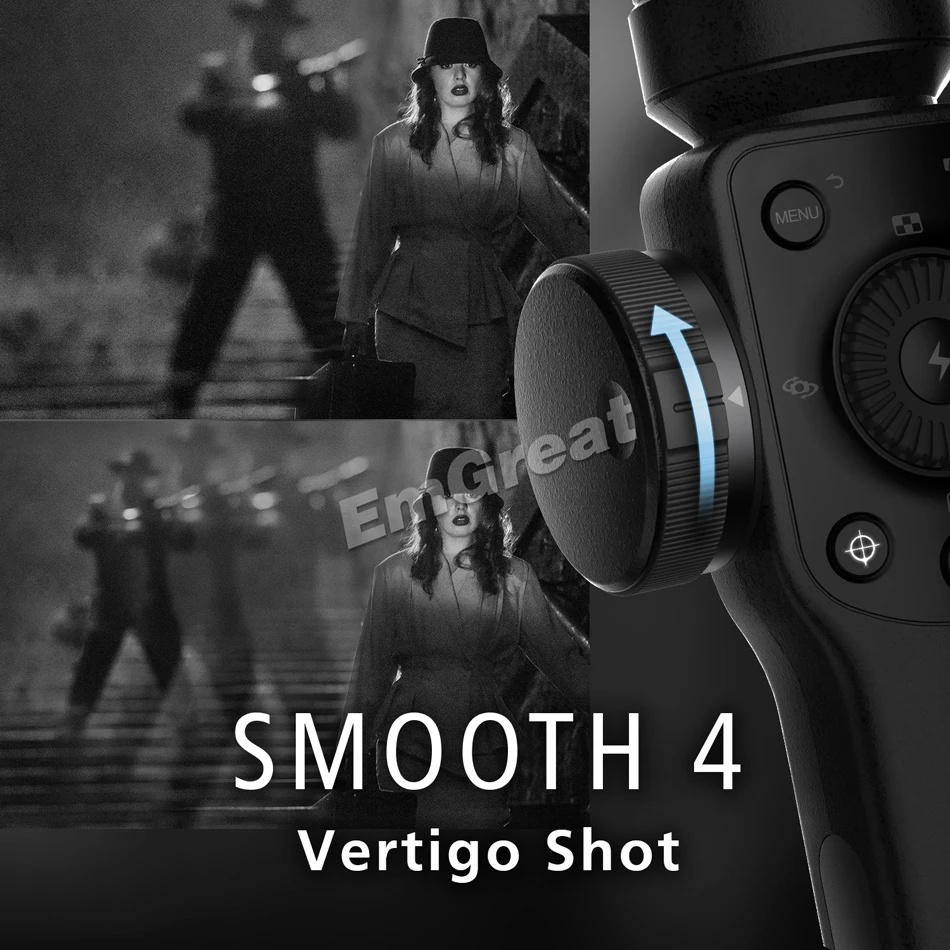 3 осевой ручной гиростабилизатор Zhiyun Smooth 4 портативный стабилизатор для iPhone X 8Plus 8