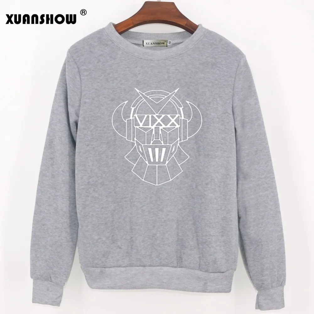Женская толстовка с длинным рукавом KPOP VIXX Fans модная Осенняя Толстовка в стиле хип