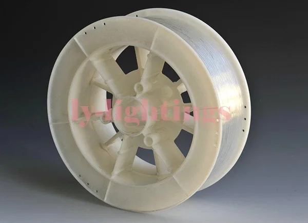 Прочный волоконно оптический кабель светящийся свет ПММА прозрачное Оптическое