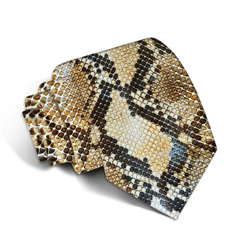 Галстук мужской из полиэстера 8 см с принтом|Мужские галстуки и носовые платки| |