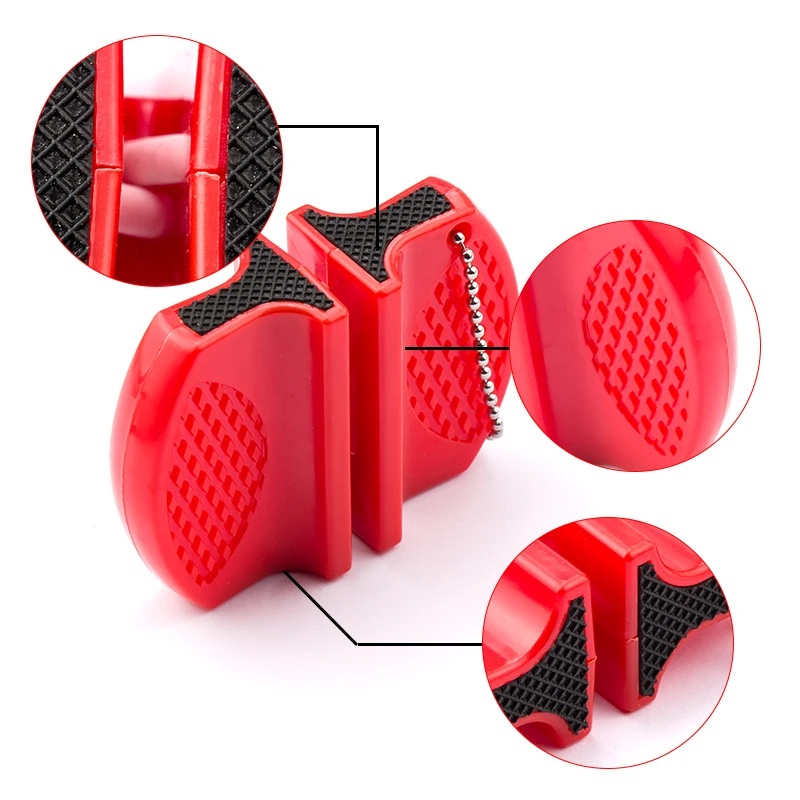 Portable Mini Ceramic Rod Tungsten Steel Kitchen Knives Sharpener Tool Pocket Knife Sharpening Accessories For | Дом и сад