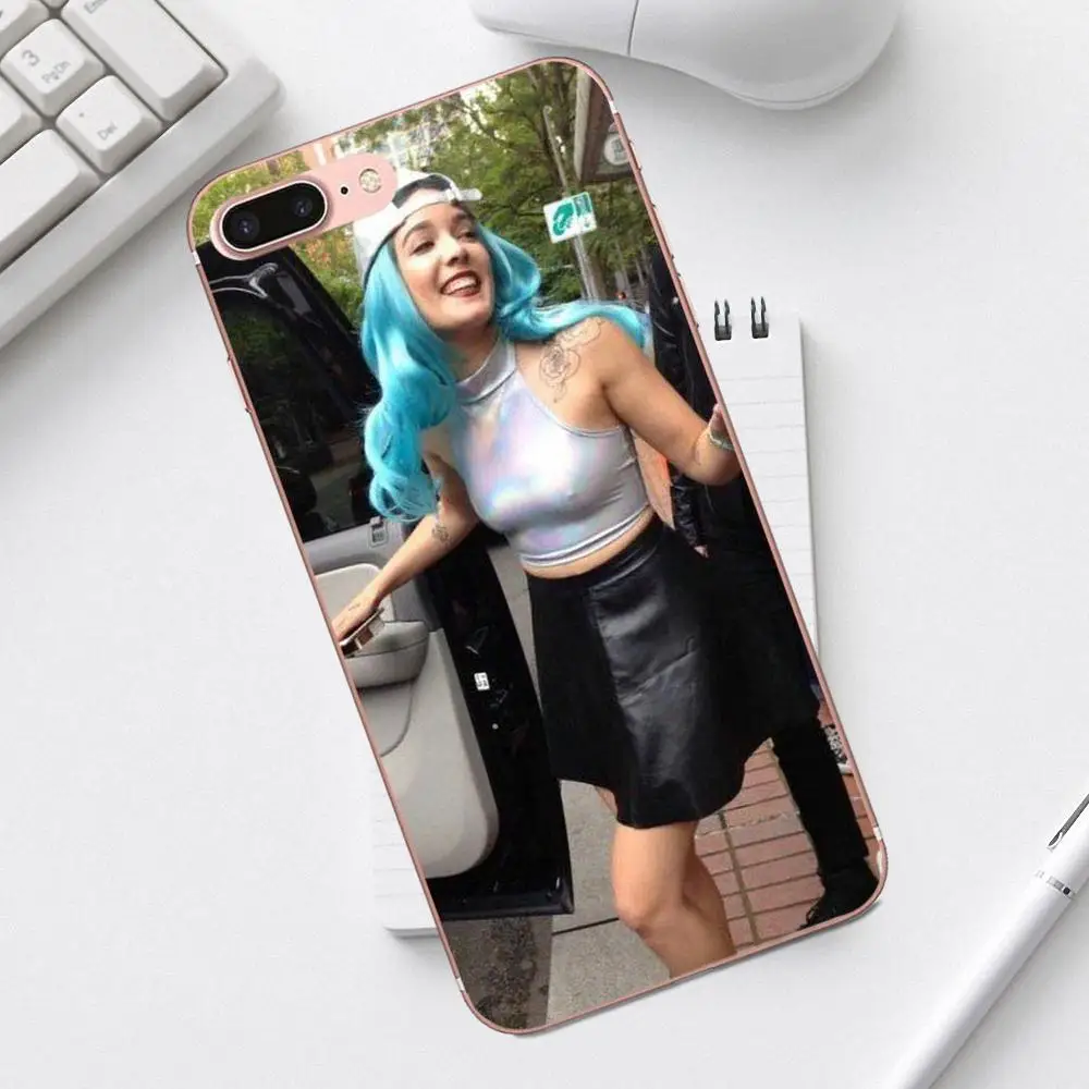 Qdowpz Halsey Ghost для iPhone 4 4S 5 5C SE 6 6S 7 8 Plus X XS Max XR Galaxy A3 A5 J1 J3 J5 J7 2017 TPU Cool Best|Бамперы| |