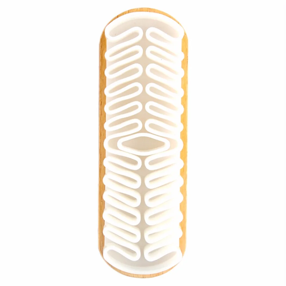 Высокое качество деревянный резиновая креповая обувная щетка из кожи для