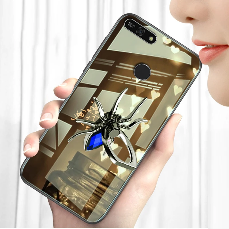 YueTuo coque чехол для HuaWei Honor 7A Pro Honor7A Y6 Prime 2018 3d on 360 защитные чехлы с закаленным стеклом