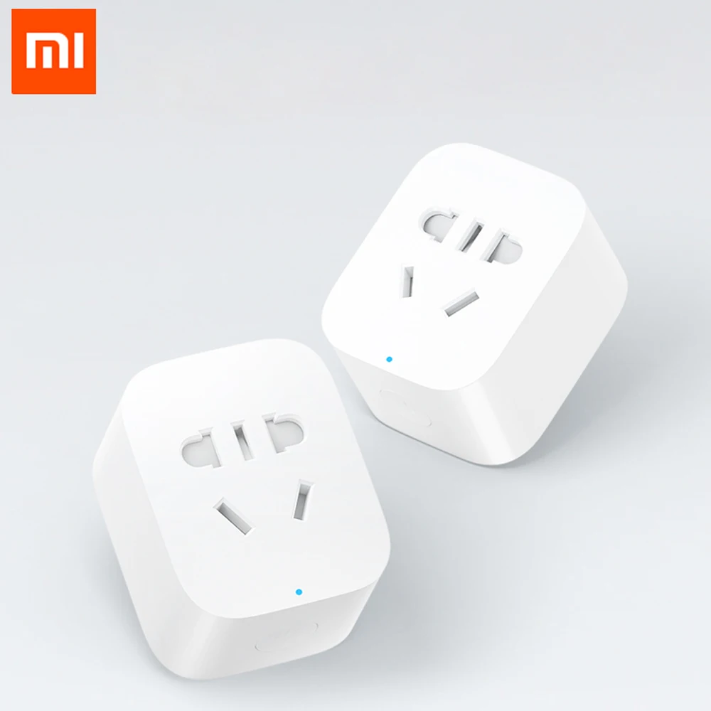 Original Xiaomi Smart Socket 2th Bluetooth Gateway Edition Power Static Remote Timing Countdown Overload Protect Work With Mijia