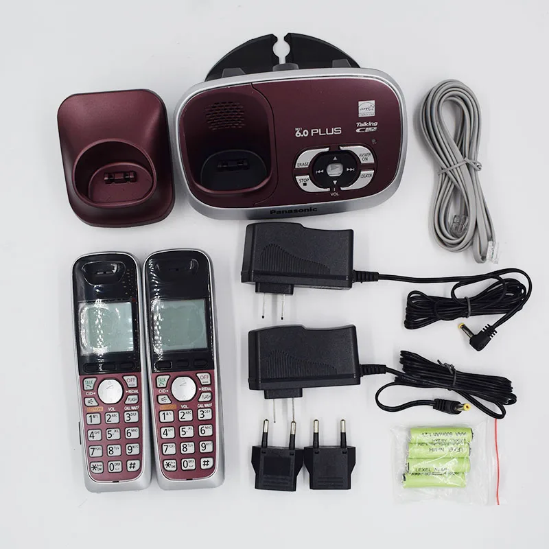 Цветной Dect 6,0, ID, цифровой беспроводной телефон с системой ответа, беспроводная базовая станция, беспроводной стационарный телефон для офиса
