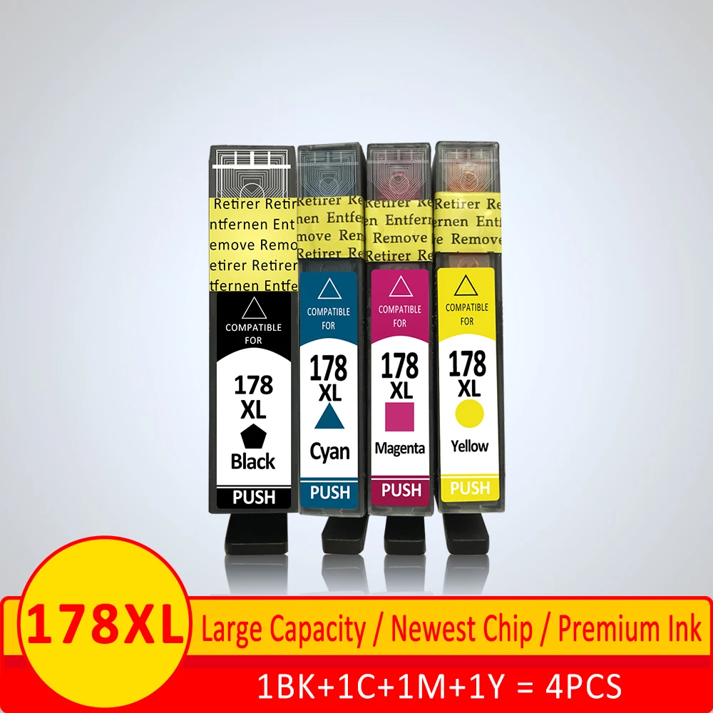 Картридж чернильный Xiangyu для hp 178XL совместимый с HP 178 5510 5515 6510 7510 B109a B109n B110a 7515 B010b B209