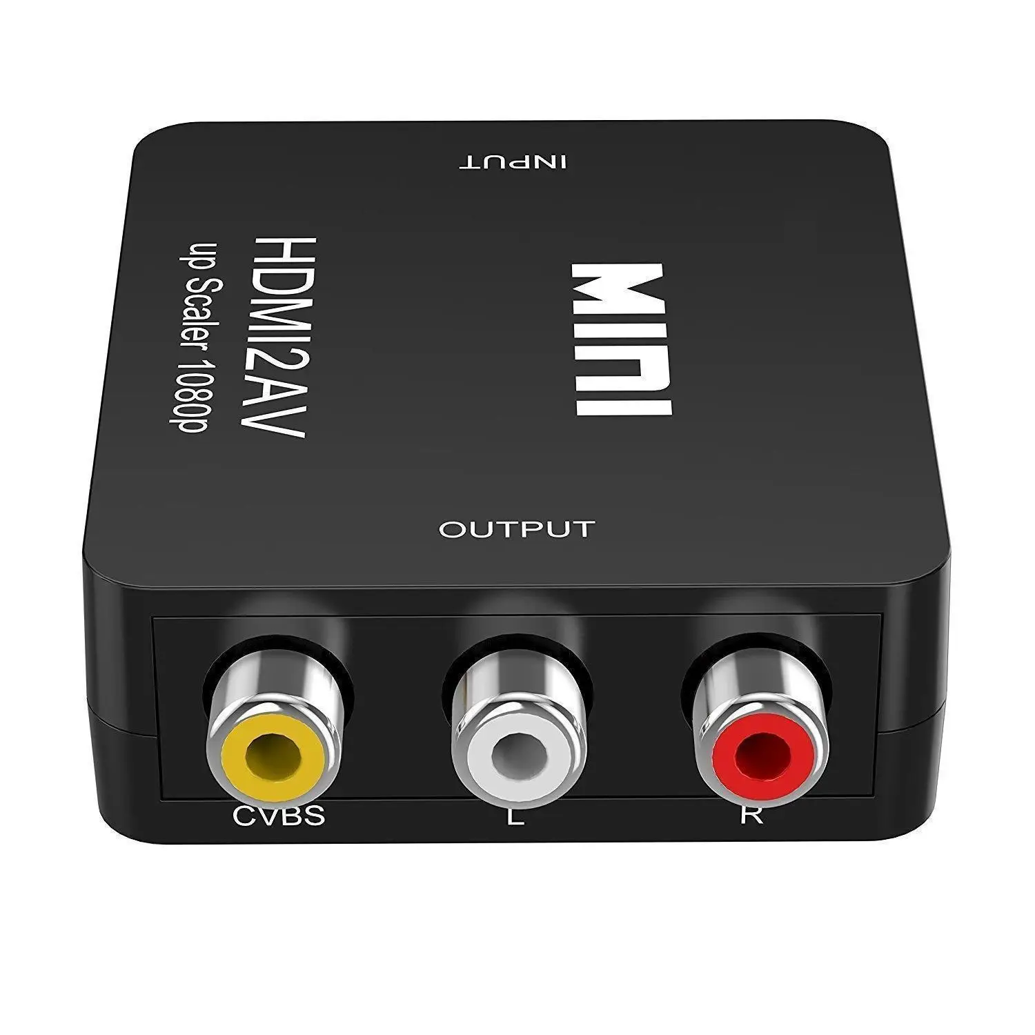 Mini AV to HDMI Video Converter Box AV2HDMI RCA CVBS Adapter for PC DVD Xbox Projector HDTV TV PS4