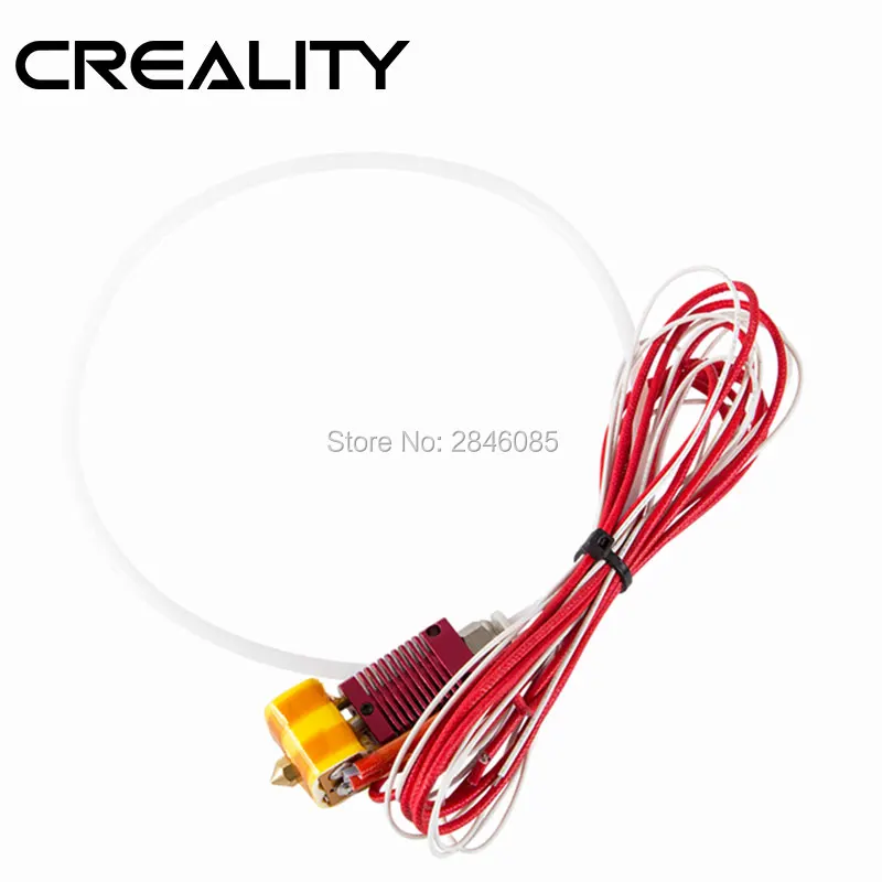 MK8 сборный экструдер Горячий Конец комплект для CREALITY 3d принтер CR-7/CR-8/CR-10 1,75 мм 0,4 мм сопло принтер алюминиевый нагревательный блок