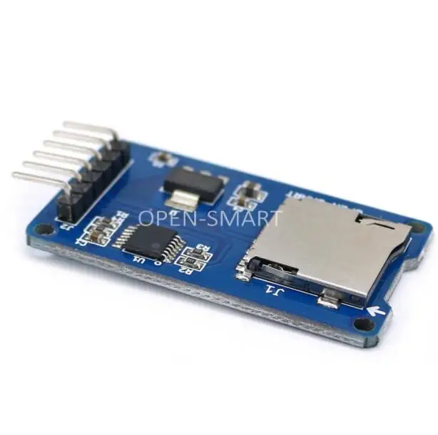 5 шт. модуль для чтения карт Micro SD/SPI интерфейс/TF-карт с преобразователем уровня 3 В