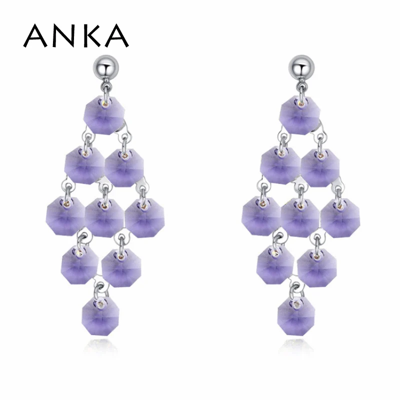 НОВЫЕ геометрические висячие серьги подвески с хрустальными люстрами для женщин