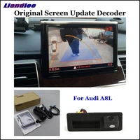 hd reverse parking camera for audi a8 a8l high rear view backup cam decoder accessories alarm system