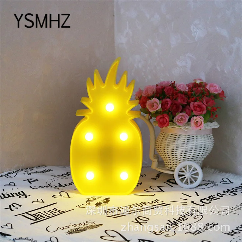 YSMHZ ночник ананас Фламинго бабочка кокосовой пальмы Ночная фестиваль