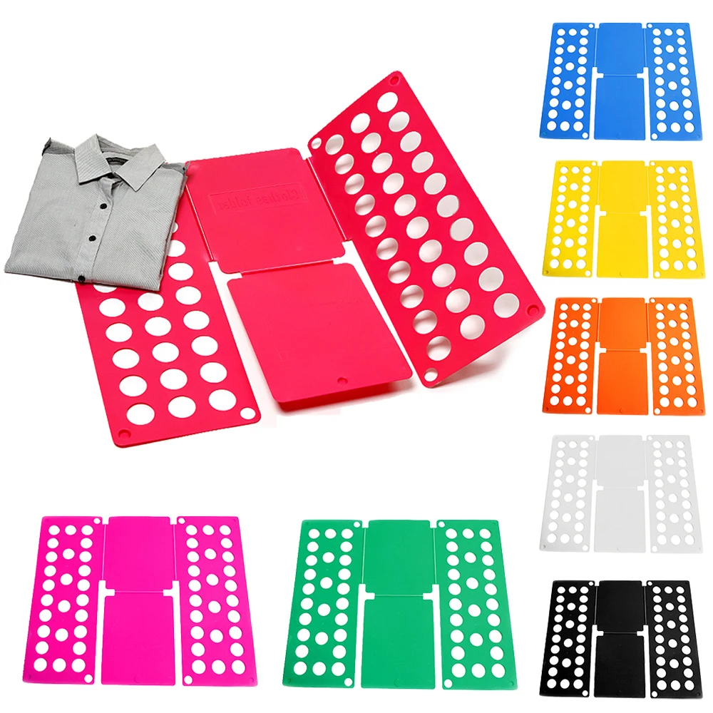 CYSINCOS Clothes Folding Board T Shirts Folder Organizer Clothing Storage Folding Board Laundry Folders Garment Board Quick