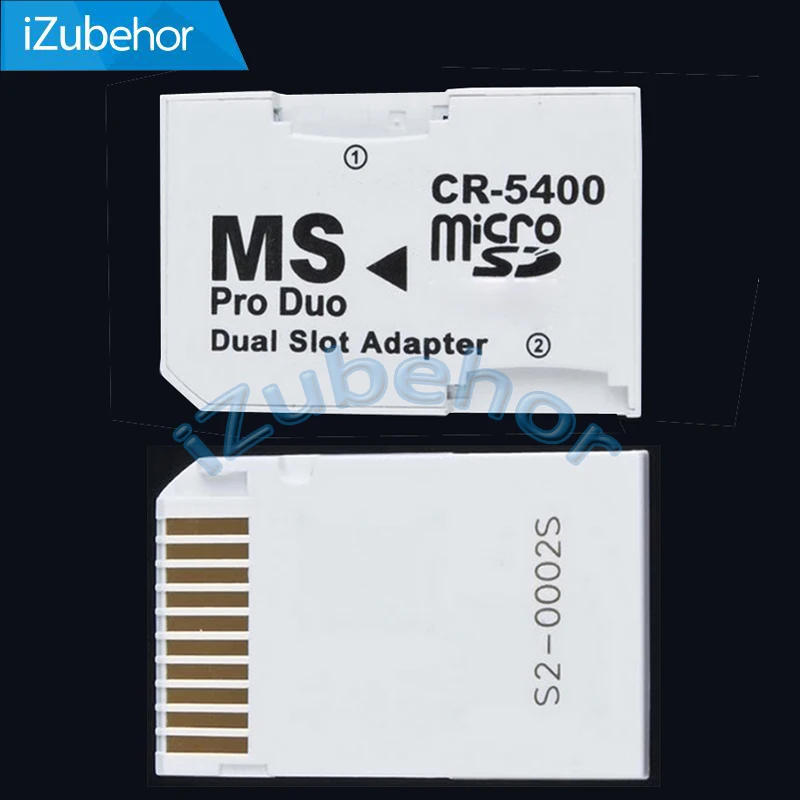 100% гарантия двойной Micro SD TF для карты памяти MS Pro Duo адаптер карт Бесплатная
