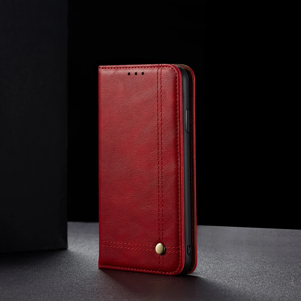 Case Cover For iphone 5 5s SE 6 7 8 Plus XR XS 11 Pro Max Case Luxury Magnet Flip Matte Leather Bag For iphone 5 S Wallet Cover