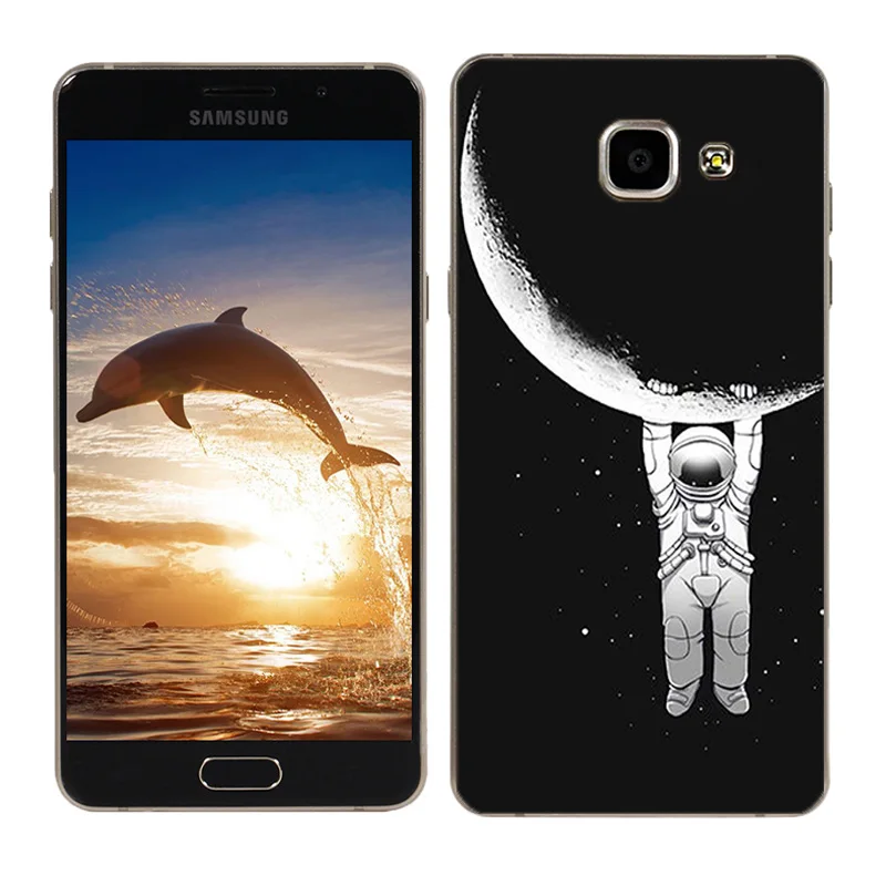 Чехол для телефона s для samsung Galaxy A3 A5 TPU Fundas Para Coque чехол для телефона с ночной росписью для Galaxy A7 Shell - Цвет: 19