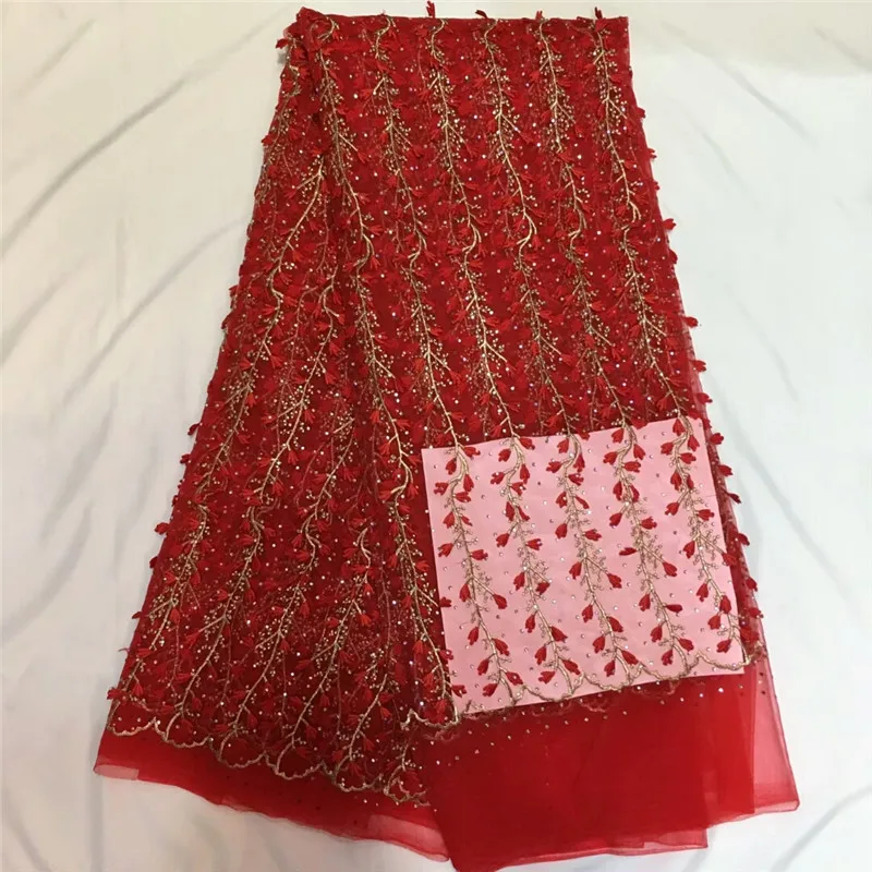 Горячая продажа Нигерии кружевной ткани 2018 моды кружевная ткань во французском и