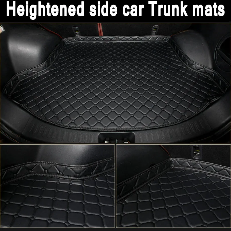 

ZHAOYANHUA Custom fit Heightened side car Trunk mats for AUDI A1 A3 A4 A5 A6 A7 A8 Q3 Q5 Q7 A4L A6L A8L S5 TT SQ5