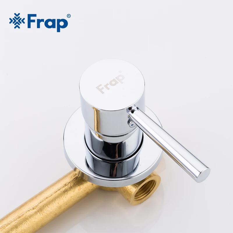 Настенный смеситель FRAP Y10050/ 1 латунный кран для ванной комнаты одна ручка черный