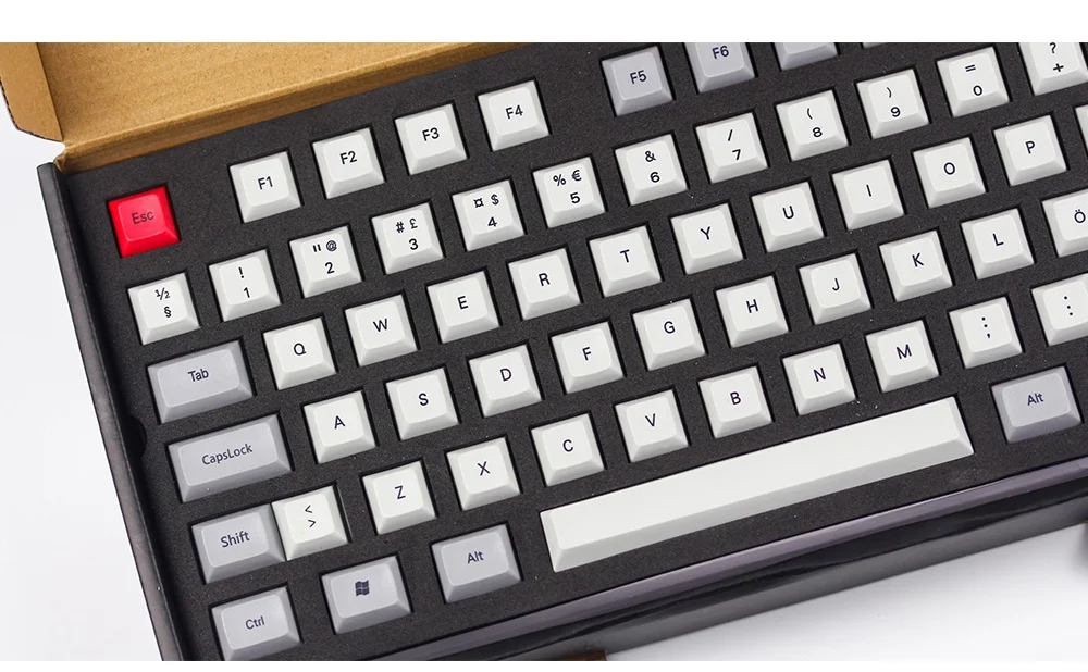 Kbdfans Новое поступление краситель субкровать dsa pbt keycaps Скандинавская раскладка iso dsa профиль для usb игровая механическая клавиатура