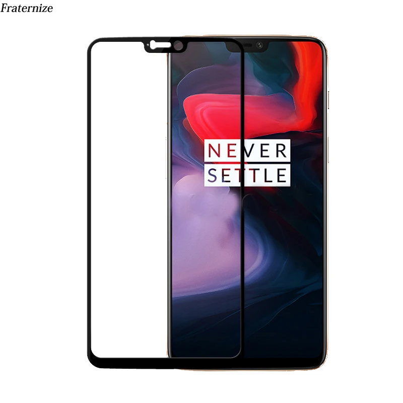 Защитное стекло Oneplus 6 закаленное с полным покрытием экрана для One plus 6|Защитные