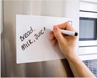 a5 small vinyl fridge magnet whiteboard family office memo message reminder notepad planner board magnetic whiteboard marker pen