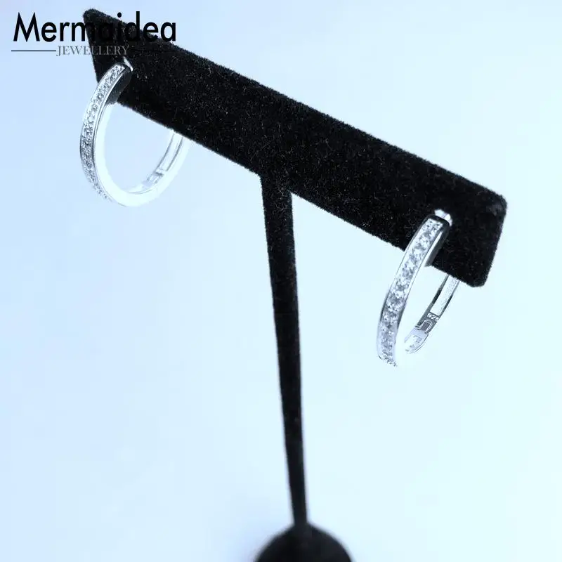 Белый CZ Creole большие висячие серьги кольца Pave Fashion Good Jewerly для женщин 2020 подарочные