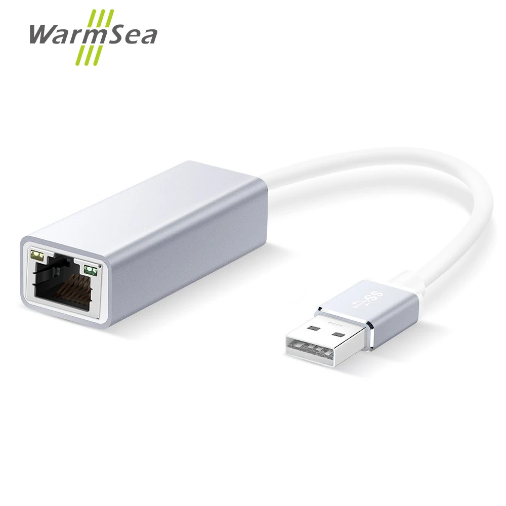 silver USB Ethernet адаптер сетевой карты Бесплатный драйвер USB для RJ45 миллионов LAN сетевой адаптер конвертер кабель 100 Мбит/с для ПК Mac - Цвет: silver