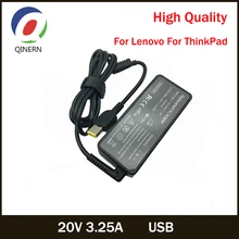 20V 3.25A 65W USB AC Laptop Charger Power Adapter For Lenovo Thinkpad X301S X230S G500 G405 X1 Carbon E431 E531 T440s Yoga 13