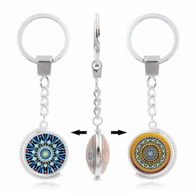 Новый брендовый брелок ювелирные изделия с посеребренным стеклом кабошон