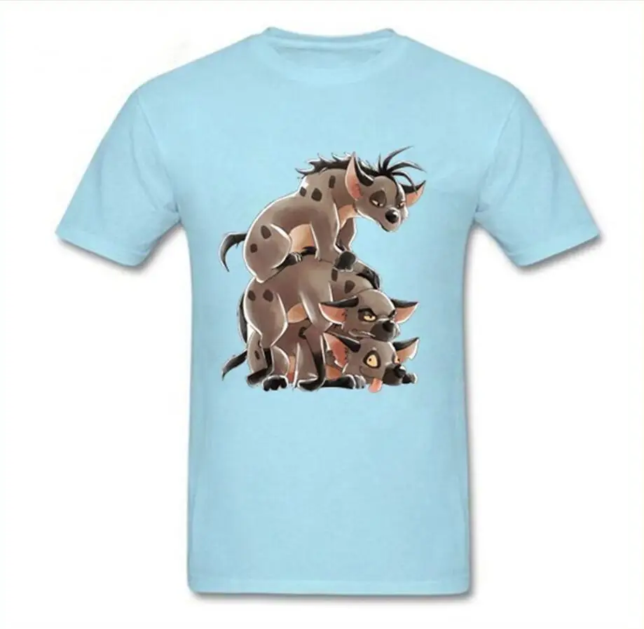 Пользовательские футболки Hyena Stack Футболка мужская Mufasa Король Лев Симба Harajuku