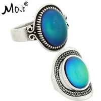 2pcs vintage ring set of rings on fingers mood ring that changes color wedding rings of strength for women men jewelry rs009 020