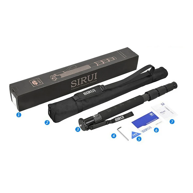 Штатив Sirui P-324 Monopod профессиональный портативный Трипод из углеродного волокна 4