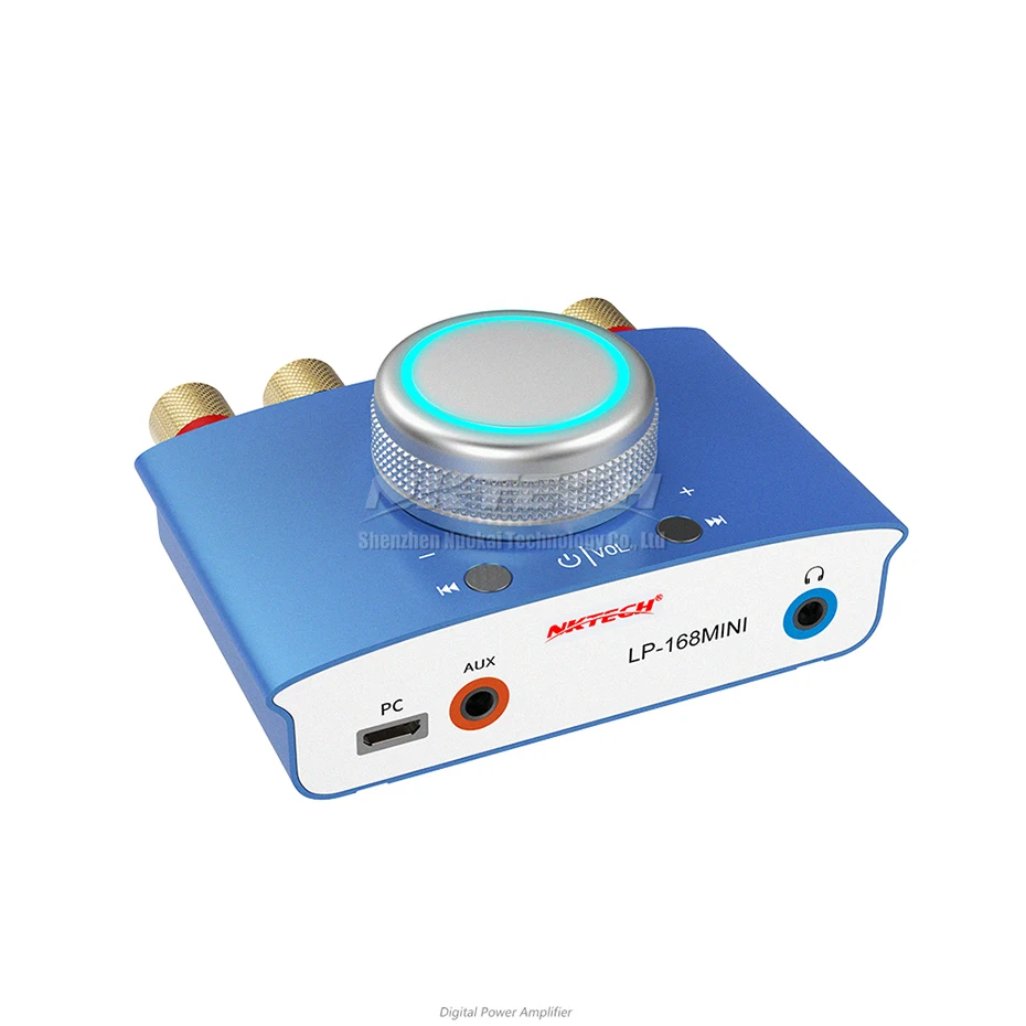 NKTECH LP-168mini аудио усилитель мощности Bluetooth 4,2 HiFi стерео 2CH 50 Вт автомобильный домашний цифровой плеер низкий уровень шума усилитель для наушников