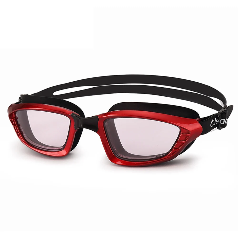 Взрослые большие рамки Анти туман гальванические плавательные очки мосты для