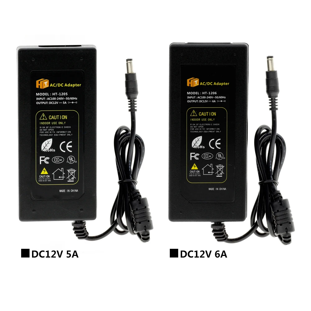 DC12V адаптер AC100-240V трансформаторы из положить DC12V 1A/2A/3A/5A/6A/8A/10A источник питания для светодиодной ленты