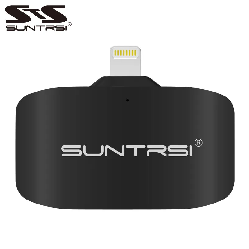 Suntrsi Lightning Micro SD кардридер 4 в 1 кард-ридер для iPhone sd кард-ридер для sd-карта для камеры считыватель зарядки - Цвет: black