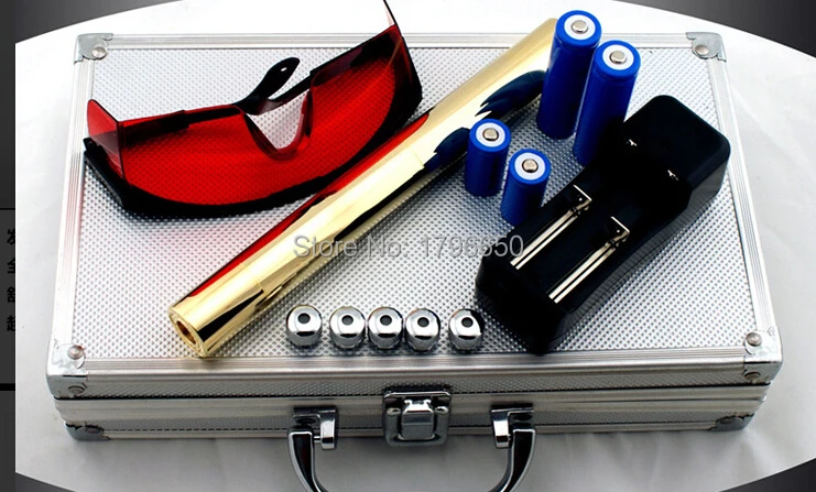 

High power Military Blue laser pointer 200000m 200w 450nm Flashlight Light Burning match/dry wood/black/burn cigarettes Hunting