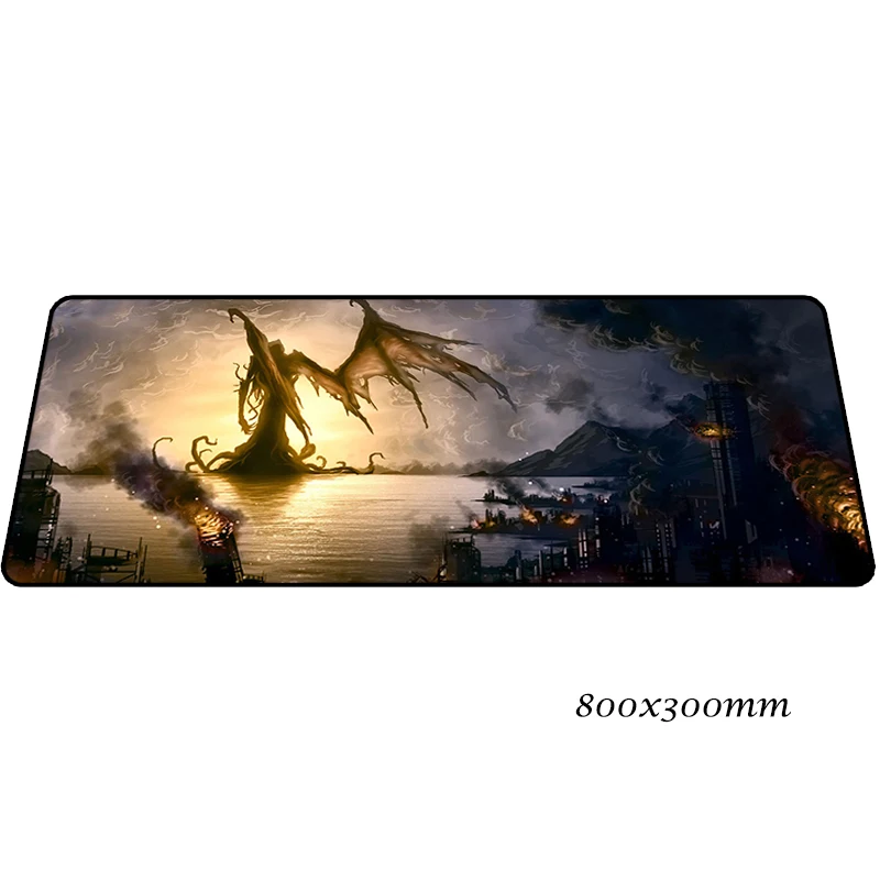 Cthulhu коврик для мыши 80x30 см, Подарочный игровой коврик для мыши, большой геймерский коврик, яркий компьютерный стол, коврик для мыши, клавиатура, большие игровые коврики