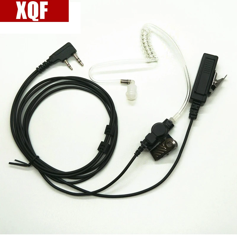 XQF Air Tube наушник гарнитура для Kenwood TK 3107 портативный двухсторонний радиоприемник