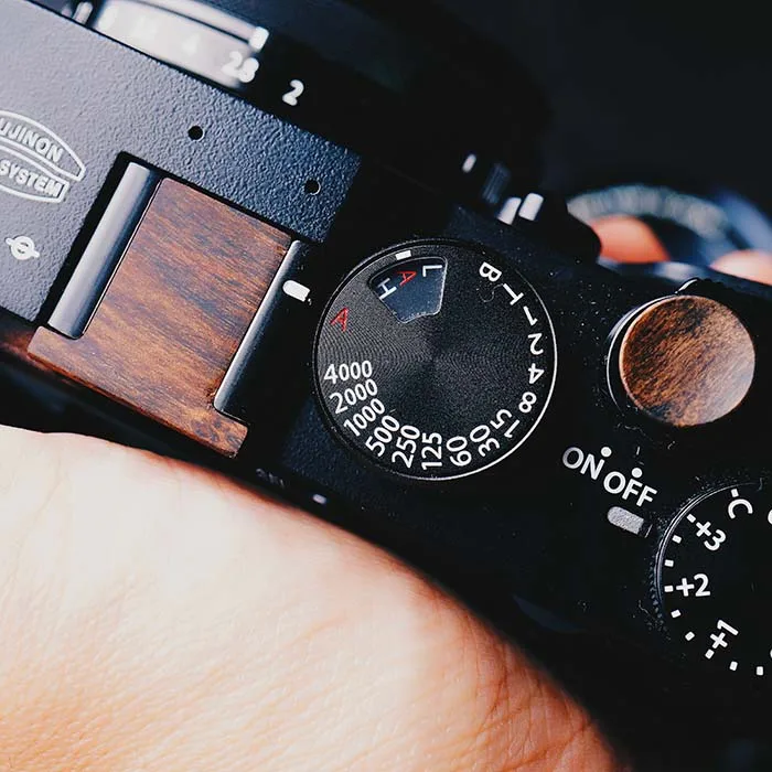 Деревянный Горячий башмак Крышка для Fuji X100F Fujifilm X 100F | Электроника