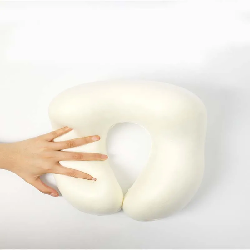 Memory Foam U-Shape Neck Pillows Soft Slow Rebound Space Travel Pillow Solid Neck Cervical Healthcare Bedding