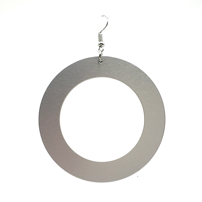 Новинка 2019 модные женские серьги круглые подвески ручной работы большие