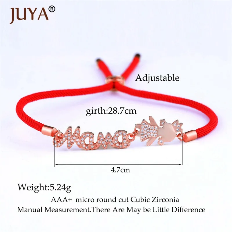 JUYA DIY популярная счастливая Корона девушки мама дочь шармы Цирконий медный
