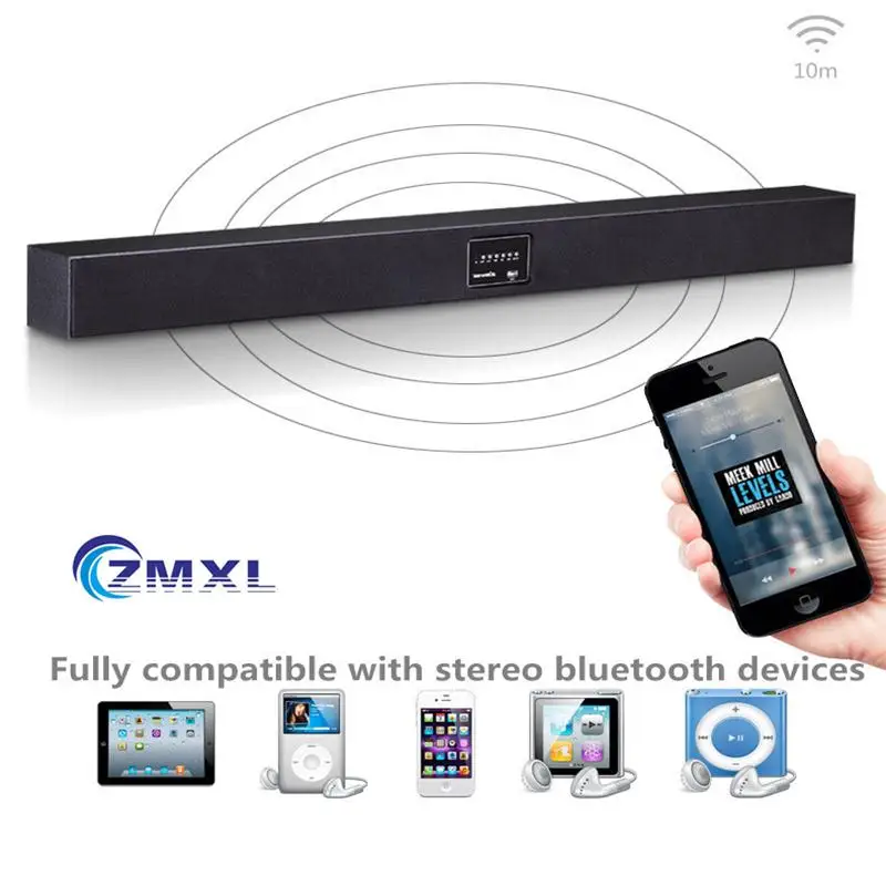 Гостиная эхо стены аудио Беспроводной Bluetooth ЖК-дисплей ТВ на стене дома Театр