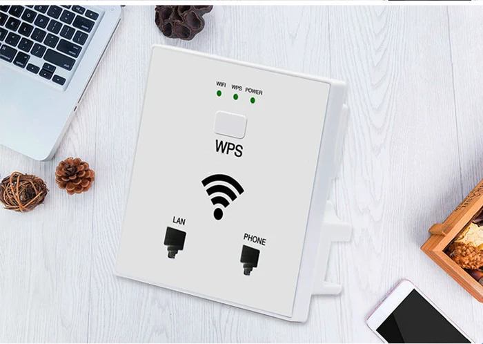 Новинка 150 Мбит/с в стене WiFi точка доступа Беспроводная розетка AP для отеля WiFi проект поддержка AC управление RJ45 RJ11 WPS