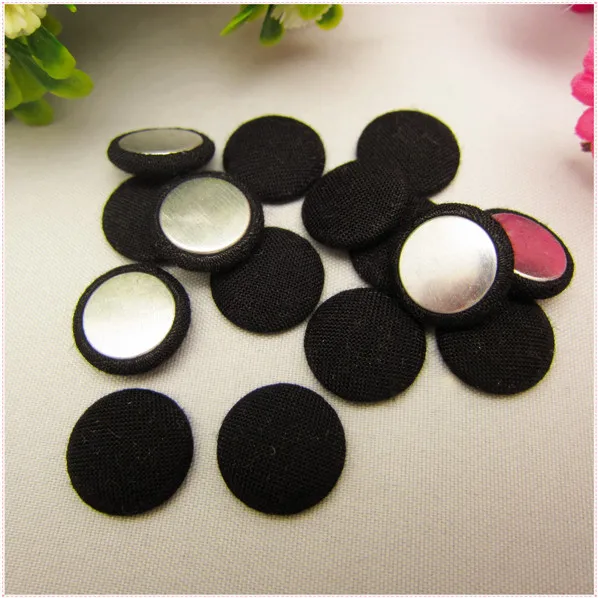 100pcs YJHSMY 24 стиля 72 шт микс/лот 15 мм твердая ткань покрыта плоской задней кнопки, аксессуары для одежды, Diy BK025 - Цвет: 100pcs